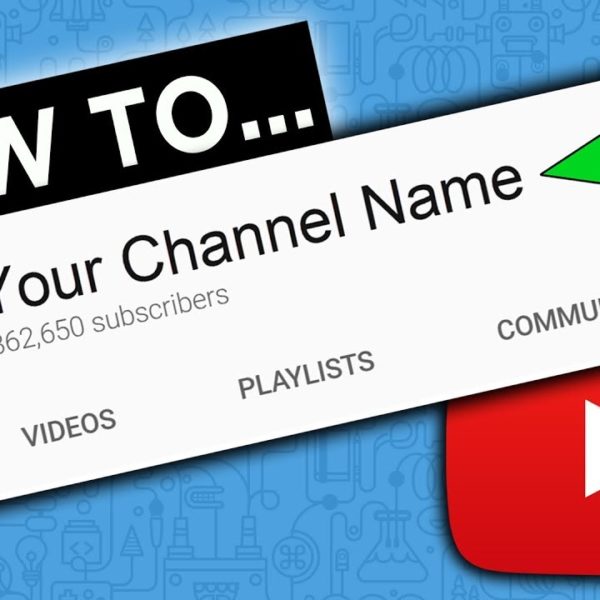 how to change youtube channel name