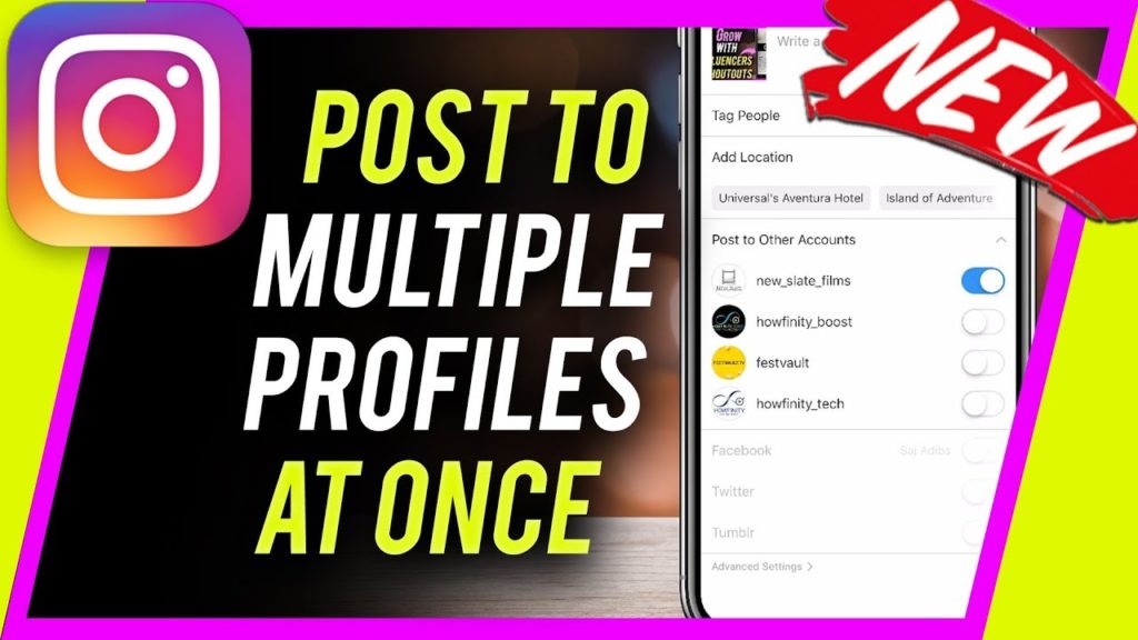 Comment publier sur plusieurs comptes Instagram