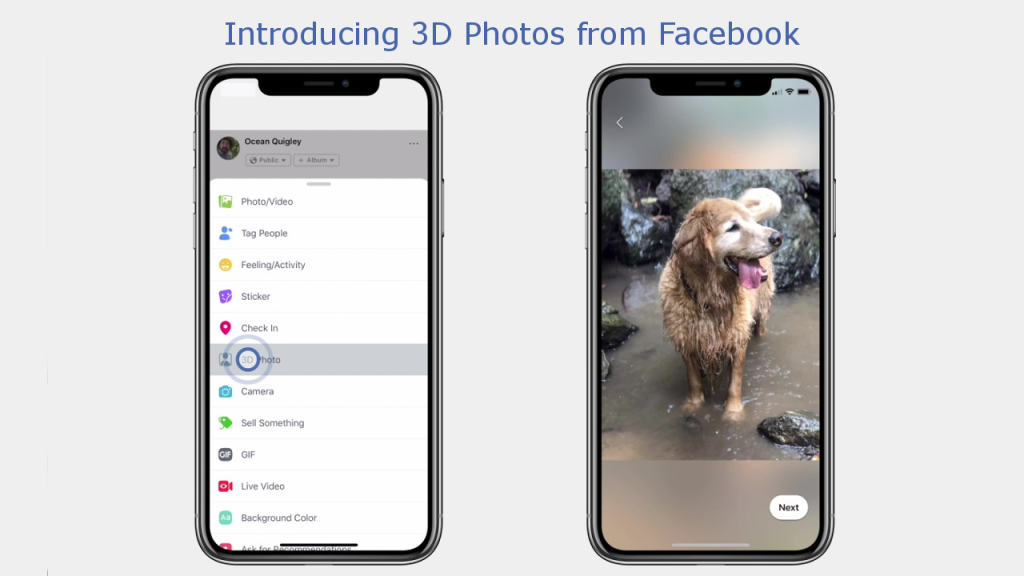 3d facebook photos